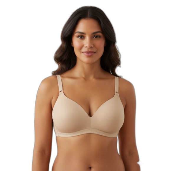 Warner's Cloud 9 Wireless Bra in Grilled Almond - Picture 1 of 7